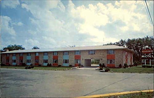 Bostonian Motel Hudson, Ohio Ó Eredeti Régi Képeslap
