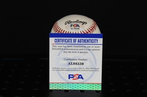 Hank Aaron Aláírt Baseball Autogramot Auto PSA/DNS AL88339 - Dedikált Baseball