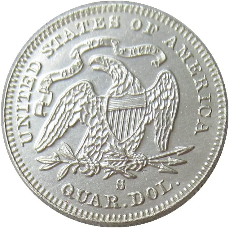 25 Cent Zászló 1874 Ezüst Bevonatú Replika Emlékérme