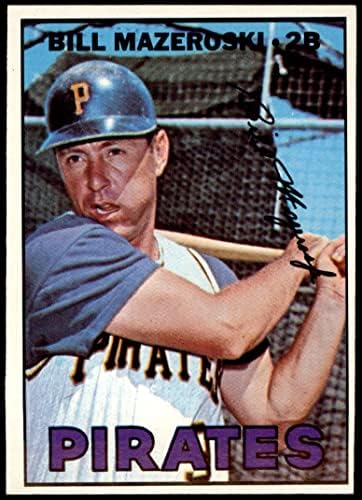 1967 Topps 510 Bill Mazeroski Pittsburgh Pirates (Baseball Kártya) VG/EX Kalózok