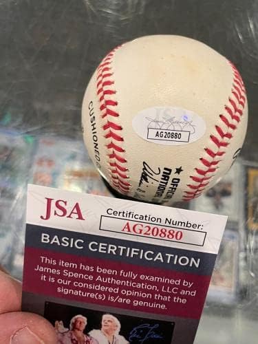Rozsdás Staub Kiállítások Astros Mets Egyetlen Aláírt Hivatalos Baseball Szövetség - Dedikált Baseball