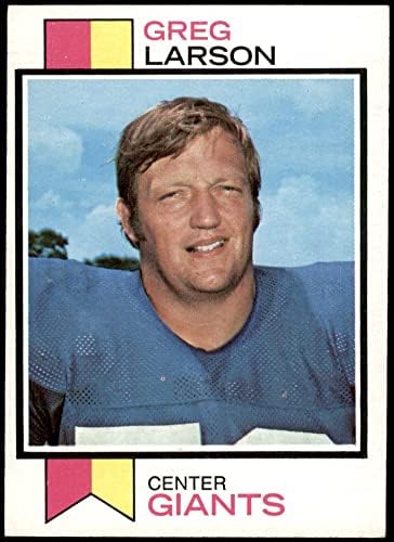 1973 Topps 418 Greg Larson New York Giants-FB (Foci Kártya) NM Óriások-FB Minnesota