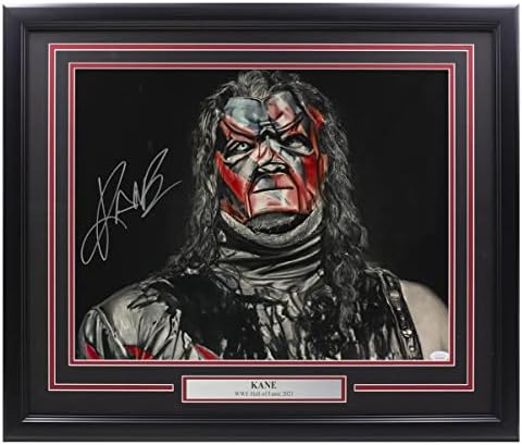 Kane Aláírt Keretes 16x20 WWE Pankráció Fotó SZÖVETSÉG ITP - Dedikált Birkózás Fotók