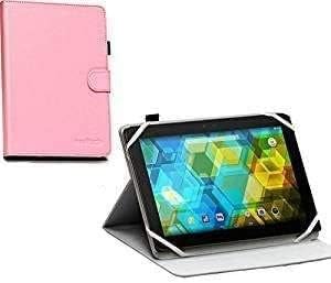 Navitech Rózsaszín Bőr Tabletta Esetben - Kompatibilis Coopers 10 hüvelykes Android Tablet