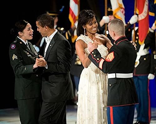 Elnök Michelle Obama Tánc 11x14 Ezüst-Halogenid-Fotó Nyomtatás