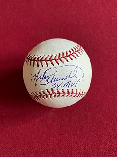Mike Schmidt, Dedikált (MLB) Hivatalos Baseball 3X MVP Ins. (Szűkös) - Dedikált Baseball