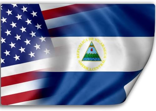Matrica (Matrica) a Zászló, Nicaragua, valamint MAGYARORSZÁG (Nicaraguai)