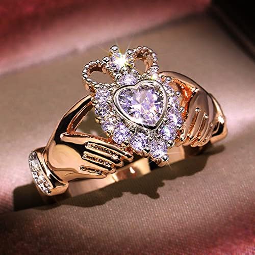 Esküvői Ajándék Ékszer Gyűrű Divat Női Ékszerek Zenekar Gyűrűk Vintage Dupla Gyűrű