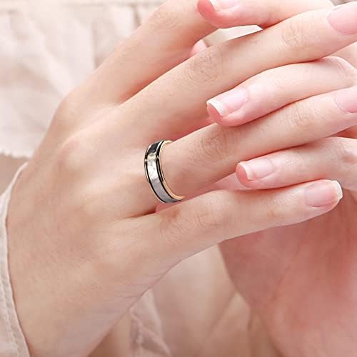 Esküvő & Eljegyzési Gyűrűk, a Nők Szétválasztás Gyűrű Rose Három részes Csillogó Cirkon Színű Gyűrű, Arany Gyűrű