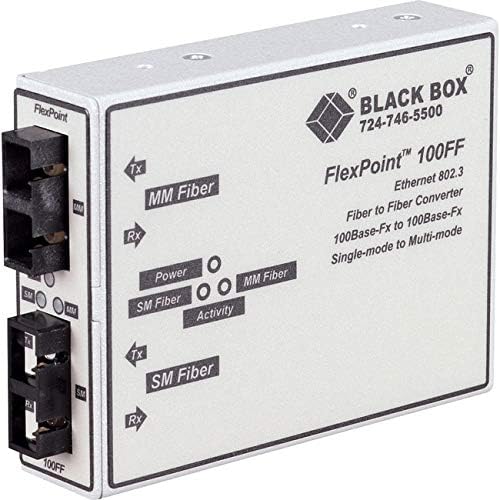 Fekete Doboz Hálózat - LMC253A-ST - Fekete Doboz FlexPoint Adó/Media Converter - 2 x ST Ports - DuplexST Port - Multi-mode