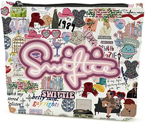 Vicces Ihletett Swiftie-Fan Ajándék Zenét Szerető Árut Kozmetikai Táska TS Rajongók Dalt Lista Album Ajándék Női Rajongók
