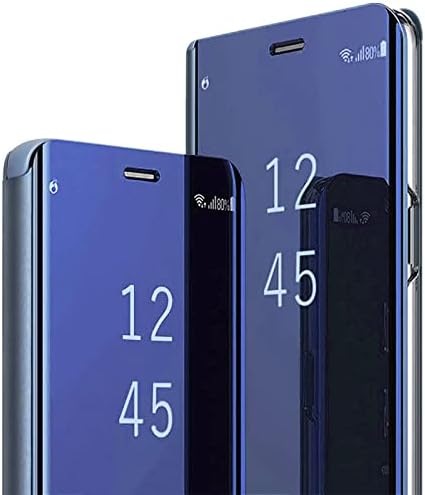 S8 szilikontok Kompatibilis a Samsung Galaxy S8+ Plus Telefon Esetében Tisztán Smink Tükör Felhajtható Fedelet, S8+