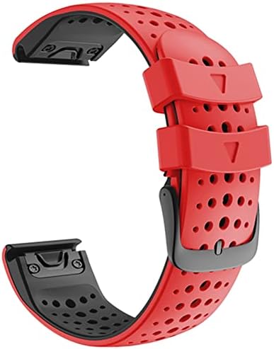NDJQY 22mm Quickfit Watchband A Garmin Fenix 7 6 6Pro 5 5Plus Szilikon Sáv A Megközelítés S60 S62 forerunner 935 945