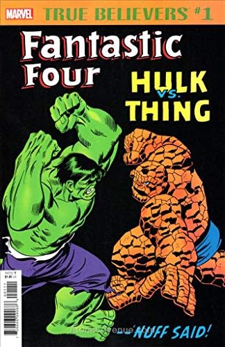 Igaz Hívők: Fantasztikus Négyes-vs Hulk Dolog 1 FN ; Marvel képregény