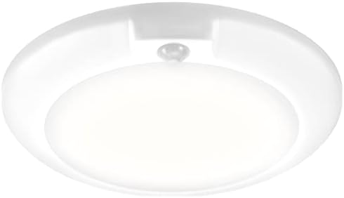 Maxxima 6. Kerek Mozgásérzékelő LED Plafonra szerelt világítótest, 5000K Nappal, 700 Lumen Kupola Szekrényben Fény