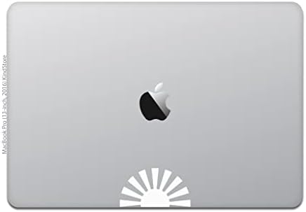 Kedves Áruház MacBook Air/Pro MacBook Matrica Asahi Nap Zászló Matrica Fehér M870-W