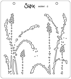 Sizzix Teszi Eszköz Réteges Stencil 6X6 Által Olivia Rose-Vadvirágok -665841
