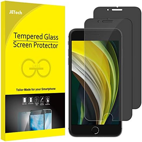 JETech Adatvédelmi képernyővédő fólia iPhone SE 3/2 (2022/2020 Kiadás), iPhone 8 iPhone-t 7, Anti-Spy Edzett Üveg Fólia,
