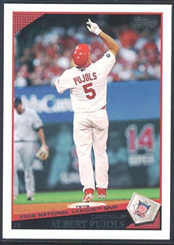 2009 Topps 217 Albert Pujols NM-MT St. Louis Cardinals Baseball