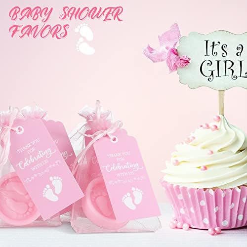 20 Szett Baby Shower Szívességet, Kézzel készült Baba Lába Illatos Szappan Kedvez a Baba, Lány, Fiú, Zuhany Ajándékokat