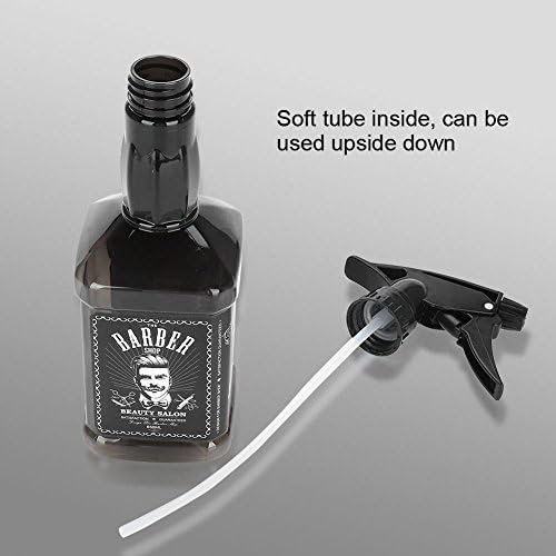 Víz Permetező Üres Üveget, 3Pack 650ml Multifunkciós Spray Újratölthető Köd Üveg Fodrász Szalon Fodrász Haj Eszköz (Fekete)