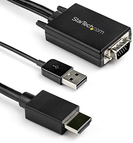 StarTech.com 3m VGA HDMI Átalakító Kábel USB-Audio-Támogatás & Power - Analóg-Digitális Video Adapter Kábel segítségével