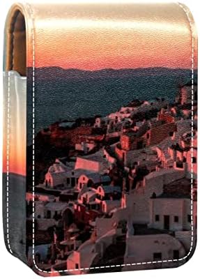 Mini Rúzst a Tükör a Táskáját, Naplemente Santorini Hordozható Esetben Jogosult Szervezet