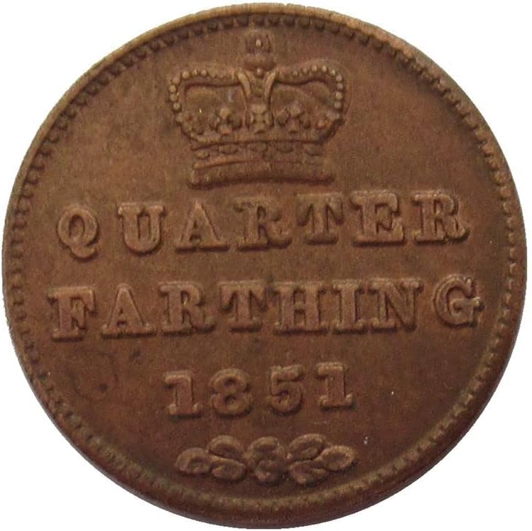 Brit 0.25 Érme 1839-1868 5 Külföldi Replika Emlékérme