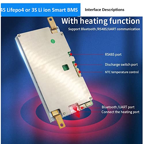 3S 12,6 V vagy 4S Lifepo4 14.6 V Akkumulátor BMS a Bluetooth Funkciót 150A 200A Állandó Áram (3S Lítium-200A)