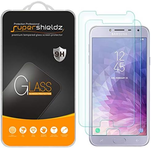 (2 Csomag) Supershieldz Célja a Samsung Galaxy J4 (2018), valamint J4 SM-J400 J400M Edzett Üveg kijelző Védő fólia,
