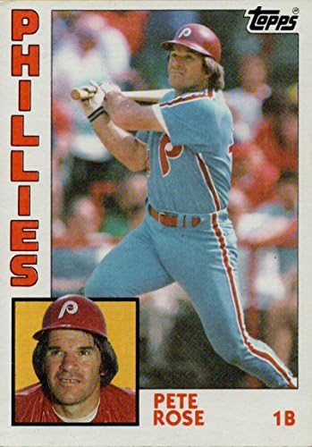 1984 Topps 300 Pete Rose NM-MT Philadelphia Phillies Baseball