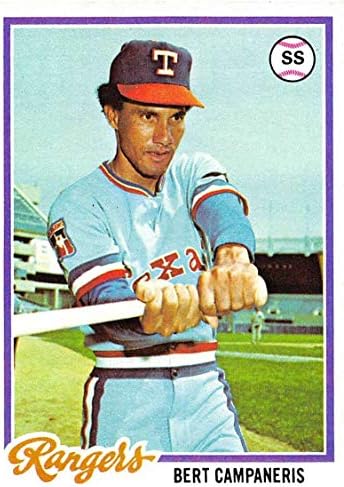 1978 Topps 260 Bert Campaneris Texas Rangers MLB Baseball Kártya EX Kiváló