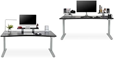 Két 27 Asztal Polc vagy a Monitor Állvány (Szürke), a Növelés Íróasztal