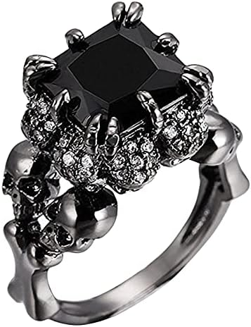 2023 Új Ajándék Gyűrűk Férfiak Nők, illetve a Gyűrűk Személyiség Gyűrű Divat Kreatív Gyűrűk Egyszerű Ígéret Gyűrű (Fekete,