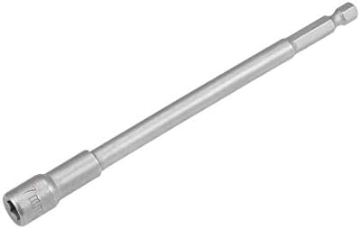 uxcell 1/4 Gyors szerszámcsere-Hex Szár 7mm Mágneses Dió Szetter Vezető Fúró, 150mm Hossz, Metrikus