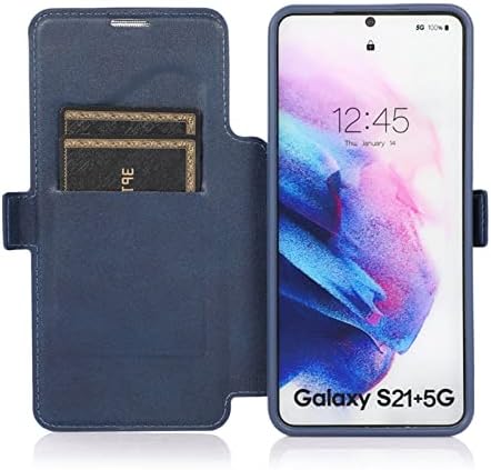 zhouye bőrtok Samsung Galaxy S21/S21 Plus/S21 Ultra,Flip Pénztárca Esetben Anti-Csepp Lencse All-Inclusive Dia Védelmi