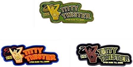 3 Db,, Titty Twister Katonai Kampó, Hurok Taktika Morál PVC Patch (color4)