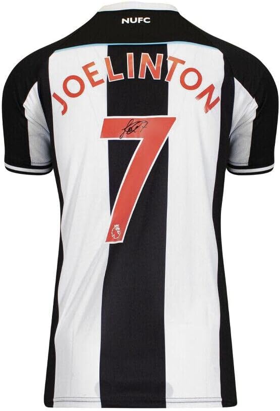Joelinton Aláírt Newcastle United Póló - 2021/22, A 7-Es Számú Aláírást Jersey - Dedikált Foci Mezek