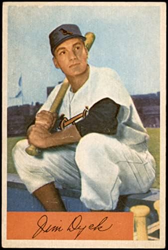 1954 Bowman 85 MINDEN Jim Dyck Baltimore Orioles (Baseball Kártya) (Mező Avg a .947/.960 a 3B/A) VG Orioles