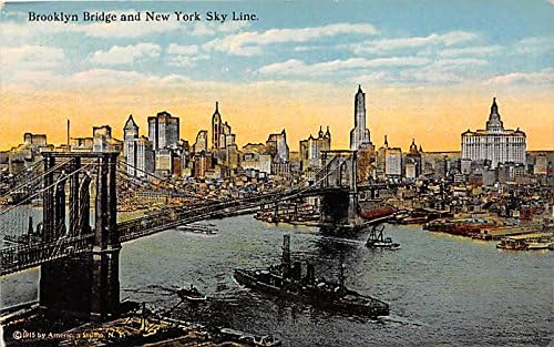 Brooklyn Híd, New York-I Képeslap