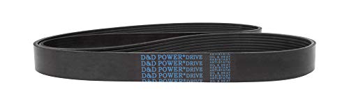 D&D PowerDrive 150J3 Poly V szíj, 3 Zenekar, Gumi