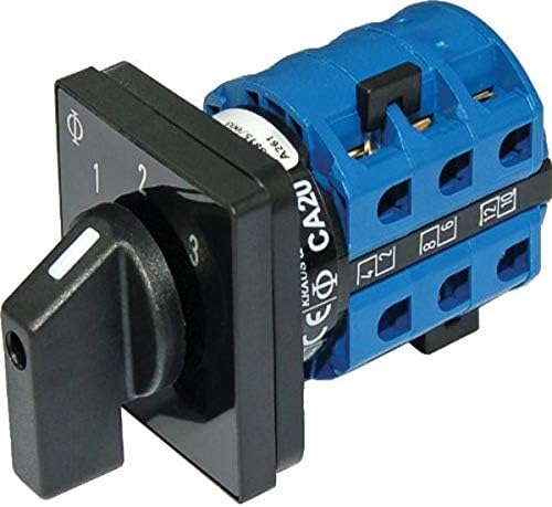 Kék Tenger Rendszerek 9010 AC Rotary Switch - OFF + 3 Pozíció 120V AC 30A, Bézs