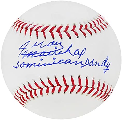 Juan Marichal Aláírt Rawlings Hivatalos MLB Baseball w/Dominikai Dandy - Dedikált Baseball