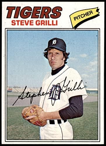 1977 Topps 506 Steve Grilli Detroit Tigers (Baseball Kártya) NM Tigrisek