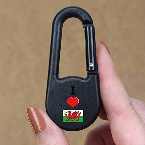 Azeeda 'Szeretem a Walesi Iránytű Kulcstartó (KC00022384)
