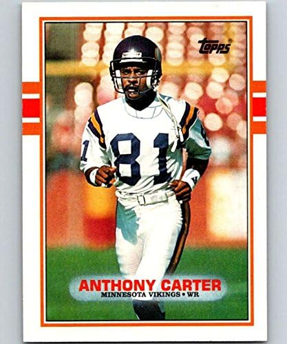 1989 Topps 79 Anthony Carter Vikingek NFL Labdarúgó-Kártya NM-MT