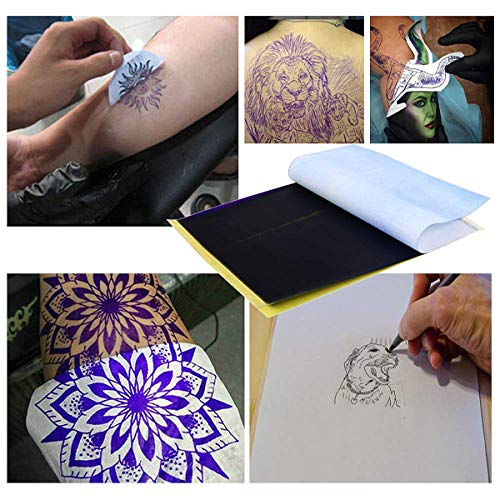 25 Lap 8 1/2 x 11 Professzionális tetoválás stencil transzfer papír, A4-es Méretű Papír által Használt tattooists át