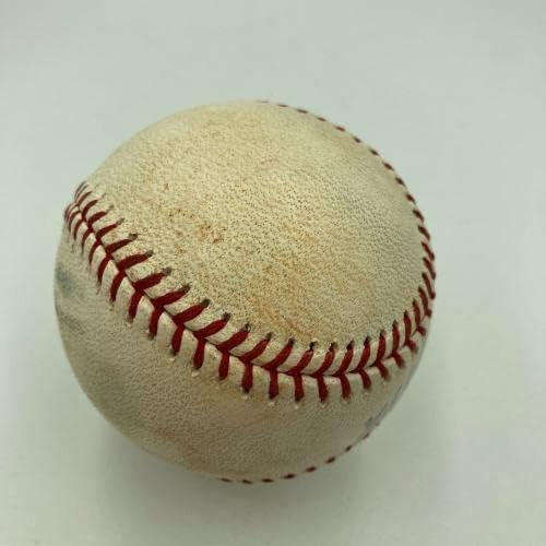 Yordan Alvarez MLB Debütáló 6-9-19 Alá Írva Játék Használt Baseball SZÖVETSÉG COA - MLB Dedikált Baseball Játék, Használt