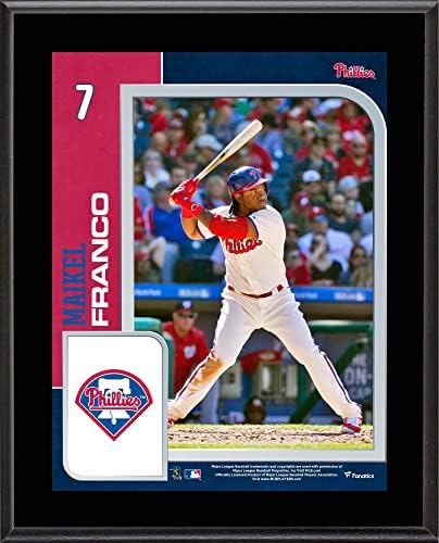 Maikel Franco Philadelphia Phillies 10.5 x 13 Szublimált Játékos Emléktábla - MLB Játékos Plakkok, valamint Kollázsok