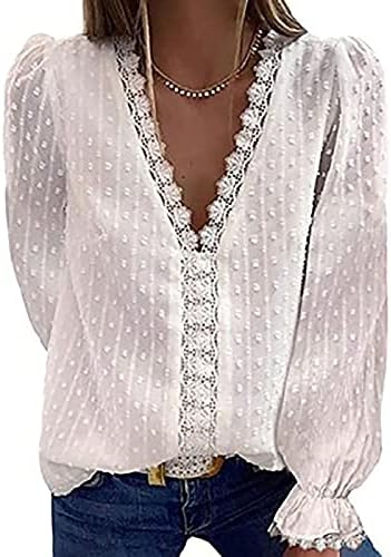Divatos Alkalmi Vintage Nyári Melegítőfelső Plus Size Hosszú Ujjú Tér Neck póló Női Csíkos, Könnyű,